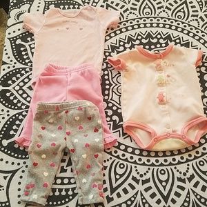 👶 CARTER'S Baby girl outfits 0-3m